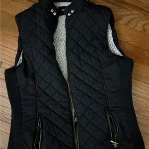 Black Quilted Women's Vest